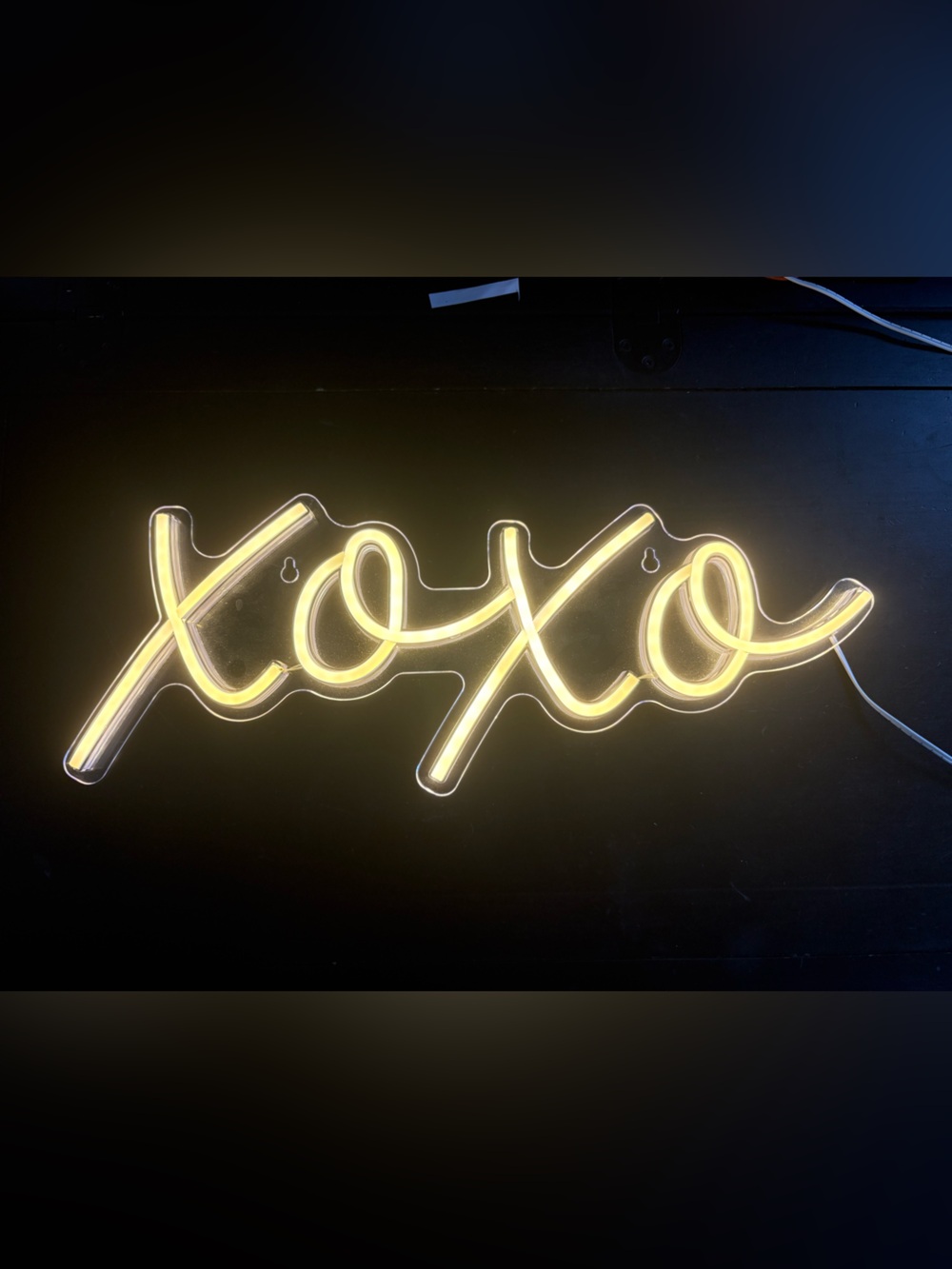 XOXO neon sign